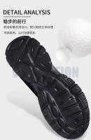 Zapatos deportivos grandes para hombre, informales, transpirables, ahuecados, para correr, a la moda, ligeros y de suela gruesa, a la moda - details 8