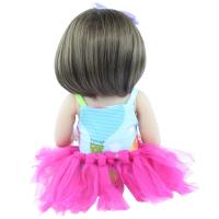 BZDOLL muñeca Reborn realista, juguete con cuerpo de silicona suave completo, vestido encantador, regalo de cumpleaños para niña, 48 CM y 55 CM - details 4