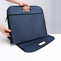Organizador de cuaderno, bolsa de información de suministros de oficina, maletín de mano, bolso de archivo de lona, bolso de conferencia, bolsa de documentos - details 3