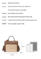 Bolsos de cuero vintage para mujer, bolsos crossbody de lujo para mujer, bolsos para debajo del brazo, cuero de alta calidad - details 2