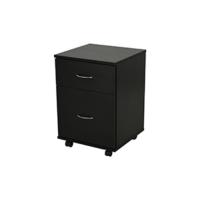 Cajonera de oficina con ruedas, mueble archivador con 3 cajones, cajonera para escritorio/estudio, 40x50x57,5 cm, blanco - details 10