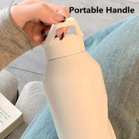 Vaso con aislamiento al vacío de acero inoxidable de 500ML, taza de café térmica, termo, botella de agua para té, regalo para mantener el calor/frío para mujeres - details 6