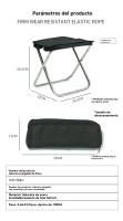 Silla plegable ligera multifunción familiares party camping al aire libre - details 8