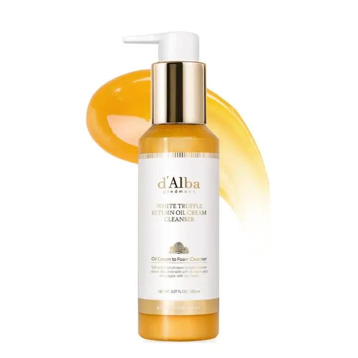 D'Alba Piamonte Italy White Truffle Return Oil Cream Limpiador de Piel Ecológico - 1