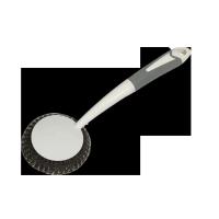 Cepillo de limpieza de vajilla para el hogar con mango TPR, herramientas de cocina para mascotas, lavado de ollas, colores disponibles, opciones para colgar de polipropileno - details 1
