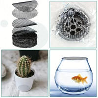 Juego de  100/50 Tolvas para Flores con Malla Circular Impermeable Anti-corrosión para Drainaje Breatable Herramienta Horticultural para Plantas - details 6