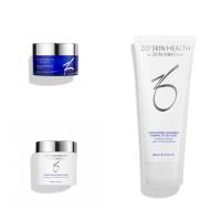 ZO SKIN Limpiador Exfoliante 200ml + Esmalte Exfoliante 65g + Almohadillas Renovadoras de Tezón 60Almohadillas Set de tres piezas - details 0