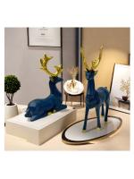 Pareja Creativa Moderna de Ciervos Adorno de Mueble de Sala de Estar Artesanías de Lujo Ligeras - details 27