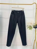 IOO 2025 nuevo de nuevo tubo de primavera elástico recto pantalones vaqueros recubiertos de nueve puntos mujer de cintura alta delgada - details 2