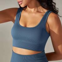 Sujetadores deportivos sin costuras para mujer, ropa interior a prueba de golpes para correr en el gimnasio, top corto, sujetador de yoga transpirable - details 37