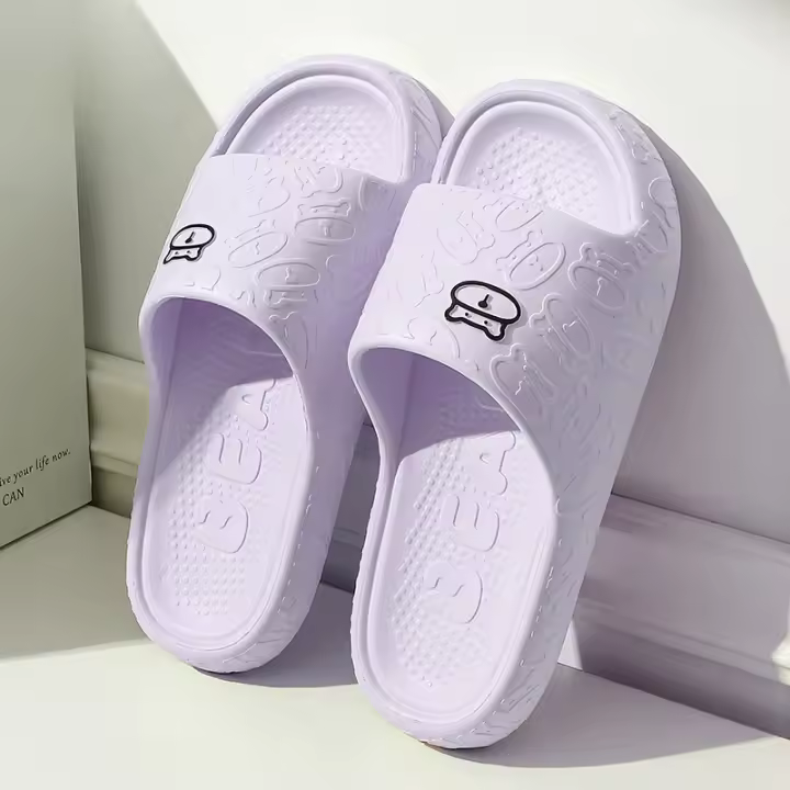 Pisando zapatillas de mierda, fondo suave, hogar, baño, baño, zapatillas geniales. - 1