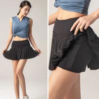 Medias de cintura alta Faldas de tenis Mini falda deportiva de verano cómoda de secado rápido con bolsillo Ropa deportiva - details 2
