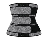 Women Waist Trimmer Tripple Belts Waist Trainer Shaperwear Tummy Control Slimming Fat Burning For Postpartum Sheath Belt - details 5