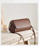 Bolso cruzado de cuero genuino para mujer 2025 Pequeño cuadrado tofu estilo - details 0