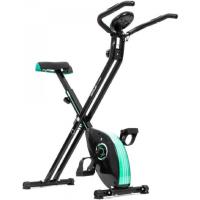 Estática Plegable con Volante de Inercia X-Bike, Sistema Silence Fit, Con y Sin Respaldo, Manillar y Sillín Regulable, Pulso, Pantalla LCD, Soporte para dispositivos, Ruedas - details 5
