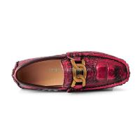 Nuevos zapatos casuales de moda de cuero de cocodrilo genuino antideslizantes planos de alta calidad para hombres, Wenzhou - details 4