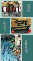 Modelo MMZ, rompecabezas de Metal 3D, modelo del antiguo palacio de verano, kits de arquitectura china antigua, juguetes modelo para ensamblar DIY para niños - details 12