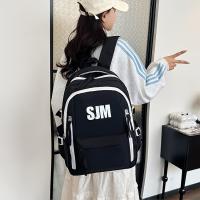 Mochila de Viaje Oxford Duradera - Bolso Escolar Casual Atractivo Visualmente con Correas Ajustables, Múltiples Compartimentos y Cierre de Cremallera, Diseño Blanco y Verde, Mochila Casual |   Bolso Casual Elegante |   Material Oxford - details 7