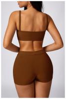 Traje atlético de 2 piezas para mujer, ropa de Yoga de secado rápido, equipo de Fitness, correr, entrenamiento, ropa de ejercicio - details 3