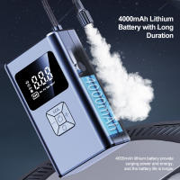 Bomba de Aire de Compresión Portátil Inalámbrica para Neumáticos de Coche 12V con Salida LED USB para Bicicletas Moto Bolas Normalidad de Artículos Peligrosos Batería Incluida  - details 11