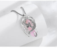 Eudora-collar prismático de cuarzo rosa Hexagonal para hombre y mujer, colgante de cuarzo rosa, piedra curativa Punk, regalo de joyería - details 7