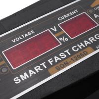 Cargador de batería de coche con enchufe europeo, 12V, 6A, 10A, inteligente, completamente automático, carga rápida automática para pantalla LCD en seco y húmedo - details 5