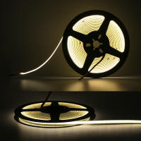 Tira de luz LED COB 5V XUNATA con cable USB 5mm 320Led/m regulable flexible para iluminación lineal en blanco natural rojo verde azul - details 13