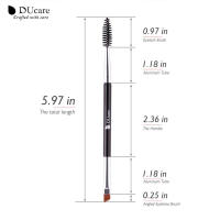 Brocha de Cejas DUcare Herramienta de Maquillaje 2 en 1 con Cepillo de Pestañas de Doble Punta Ángulo para Sintéticos - details 5