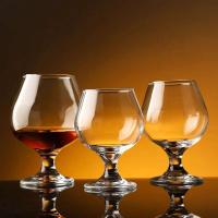 Juego de whisky de cristal, copa de cerveza de vino tinto, patas altas cortas, Brandy pequeño, 2 uds. - details 2