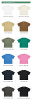 Camiseta de Hombro Caido de Alta Calidad Estilo Cajado, Manga Corta, Cuello Redondo, Algodón, Para Primavera/Verano 21 - details 4