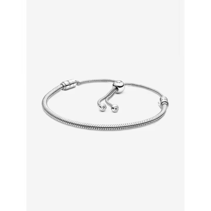 Jewelry Moment - Pulsera femenina con cadena de serpiente en forma de cubo y cierre deslizante - 1
