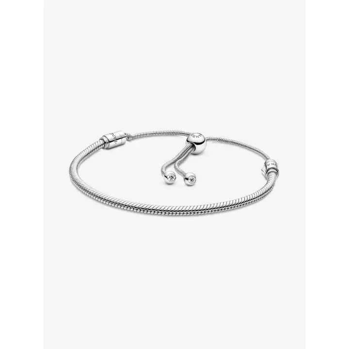 Jewelry Moment - Pulsera femenina con cadena de serpiente en forma de cubo y cierre deslizante - 1