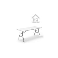 Mesa Plegable Portátil Multifuncional, 180x74x74cm, Blanco - details 10