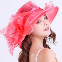 Elegante Sombrero de Organza con Borla de Dobladillo Sombrero Derby Transpirable para Ocasiones Formales Regalo de Año Nuevo 2025 - details 0