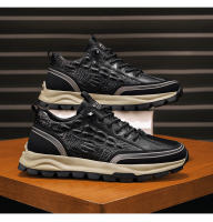Shoes for Man High Quality Men Sneakers Luxury Men's Leather Shoes High Top Mens Shoes Casual Light Footwear Business  Shoes - details 14
