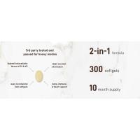 Vitamina D3 10000 UI Plus K2 (-7) 200 mcg, 300 cápsulas blandas de aceite de coco virgen |   Complejo de vitaminas D K 2 en 1 |   Admite calcio - details 3
