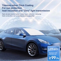 Sombra de Sol para Parabrisas de Coche Nano Coating de 4 Capas Protección UV Plegable para Camión SUV Automóvil Visera de Vidrio Película de Protección Solar - details 9