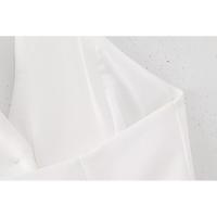 BUNO-moda para mujer, diseño de flores con un solo pecho, chaleco blanco con cuello Halter, chaqueta de oficina para mujer, chaleco corto sin mangas - details 10