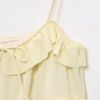 PB & ZA-Vestido corto decorativo en capas, novedad de verano, Vestido corto holgado con tirantes sencillos para mujer - details 4