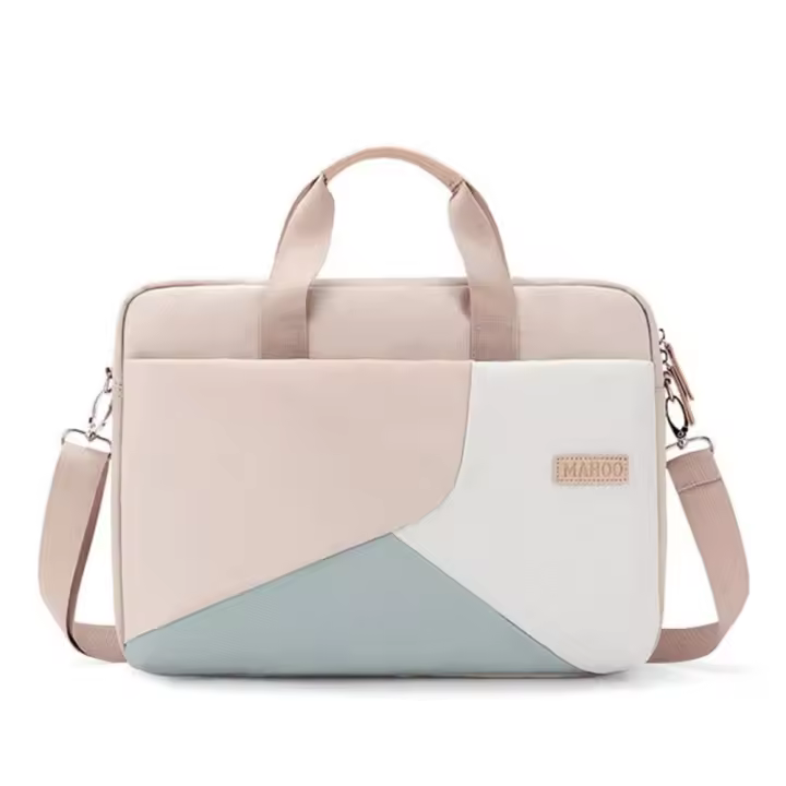 Funda a prueba de golpes para ordenador portátil, bolsa de tela Oxford, fina y elegante, con asa, duradera, de 15,6 pulgadas, a prueba de golpes - 1