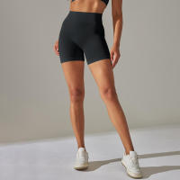 Hamidou-pantalones cortos de Yoga para mujer, mallas deportivas de cintura alta para gimnasio, correr, ciclismo, Verano - details 6