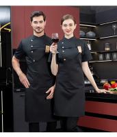 Chaqueta de cocina, uniforme de Catering, ropa de Chef de manga corta, camarera de Hotel, restaurante, ropa de trabajo, panadería, abrigo de Chef de Sushi, camisa de cocina - details 13