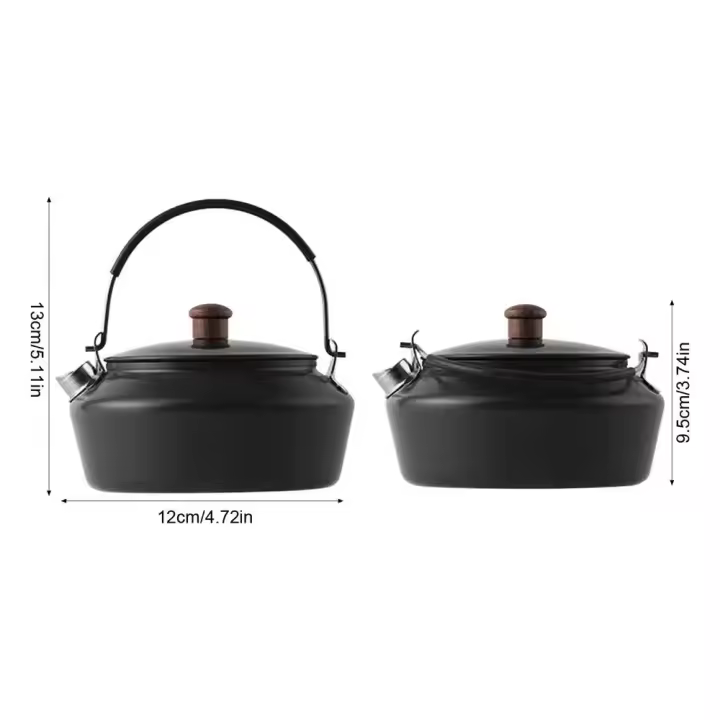 Estufa de Agua para Acampar al Aire Libre Cocina de Camping Duradera Tetera de Té Juego de Picnic - 1