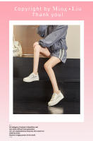 Malla transpirable pequeños zapatos blancos nuevos zapatos individuales casuales de las mujeres plataforma zapatos de tablero de color sólido zapatos de mujer versátiles - details 17