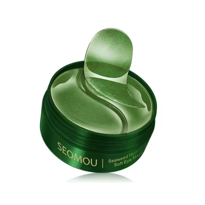 Máscara de Ojos de Colágeno de Algas de Mar de 24K Oro Hidratante, Reafirmante, Anti-cirrugas, Anti-olas para Cuida de la Piel de los Ojos - 1