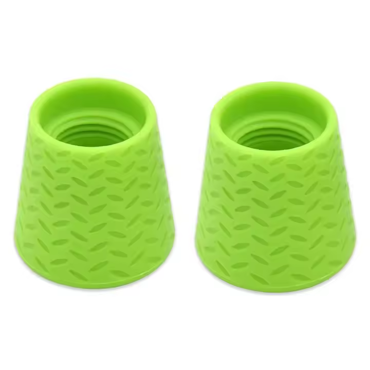 Cabezales de ducha portátiles para mascotas, grifo de baño para perros, pulverizador de limpieza de silicona reutilizable para exteriores, lavado rápido, 2 uds. - 1