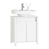 Armario de Baño Multifuncional con Cesto Blanco Almacenamiento de Counter de Dormitorio - details 8