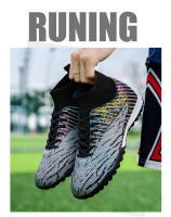 Zapatos de fútbol de alta calidad para hombre, botas de fútbol profesionales FG/TF, tacos antideslizantes ultraligeros para exteriores, zapatillas de tobillo de entrenamiento - details 31