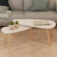 Mesita Auxiliar de Madera Maciza de Pino - details 3