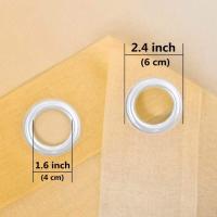 Cortinas De Ventana Gradiente Semi Transparentes Para Dormitorio Y Sala De Estar Bloqueo De Calor Sin Capa Doble Material Poliéster Modernas Con Borlas En Lado Instalación - details 27
